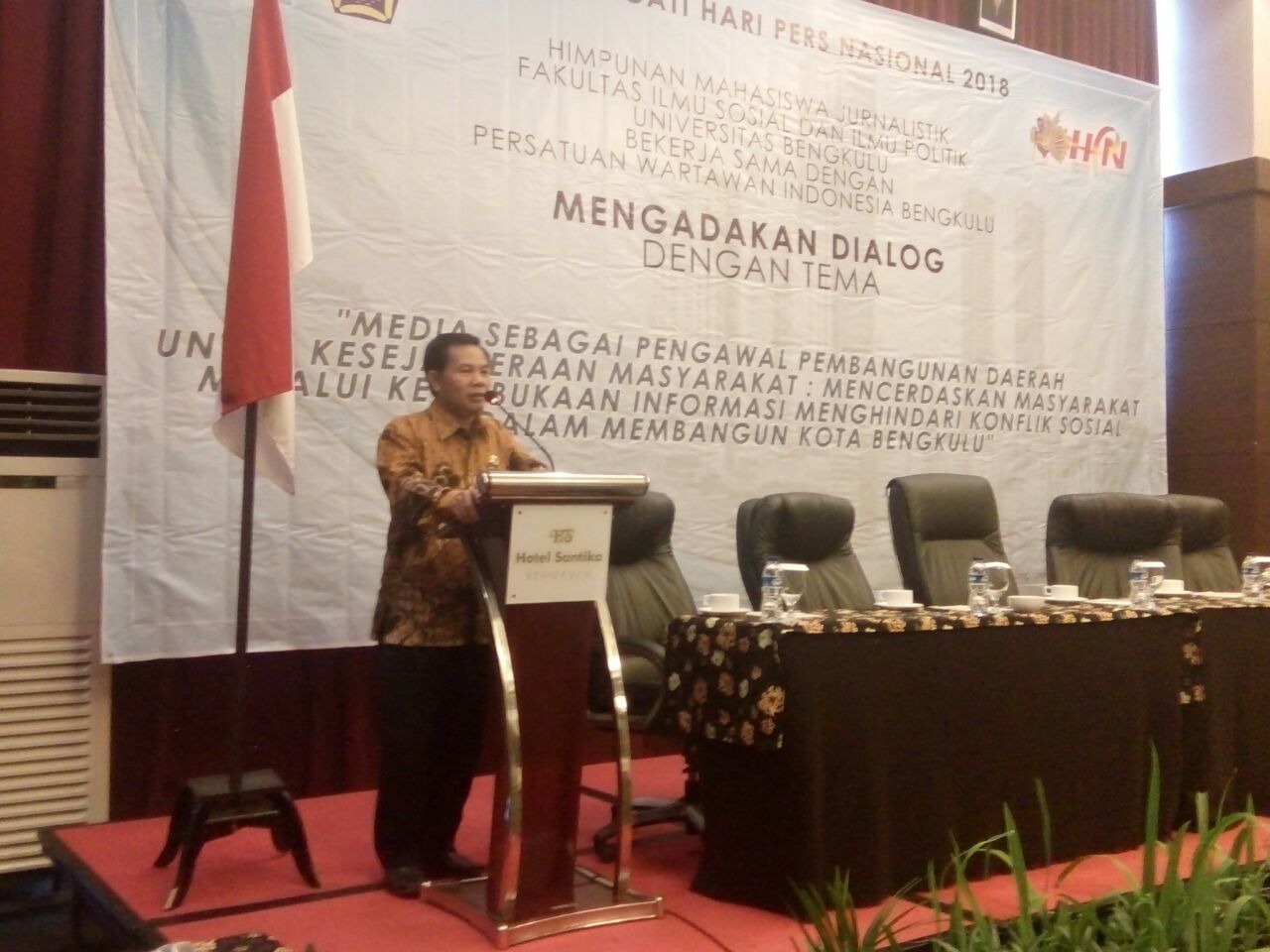 Ketua PWI Bengkulu Zacky Antoni