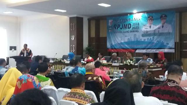 Bupati Tulang bawang Hj. Winarti SE, MH, secara resmi membuka Musyawarah Perencanaan Pembangunan