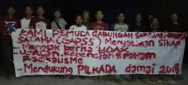 pemuda-pemudi lakukan untuk mencegah fitnah dan persaudaran pada penyebaran berita hoax