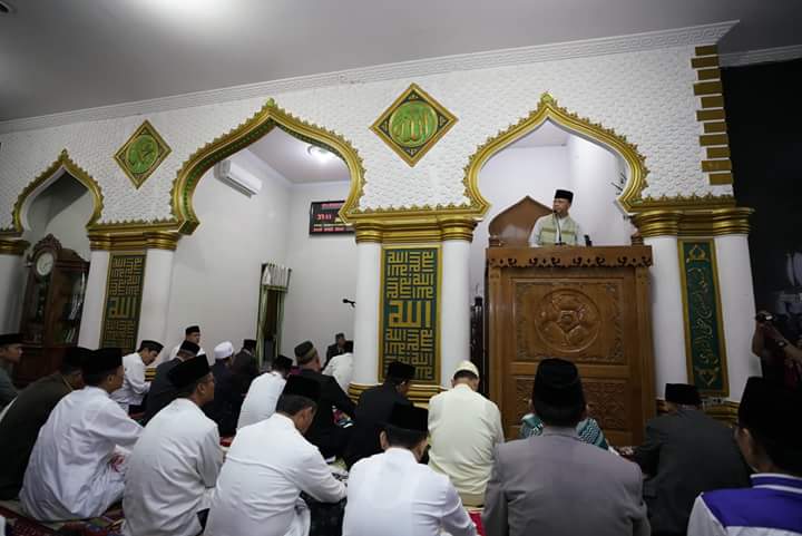 Plt Gubernur Bengkulu Rohidin Mersyah saat menyampaikan sambutan