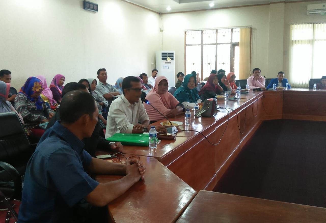 Suasana Hearing yang digelar DPRD Kota Bengkulu