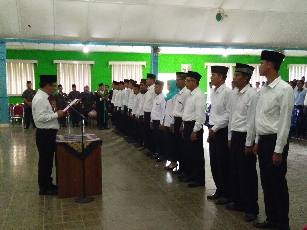 Ketua PALI Melantik Anggota PPS Sekabupaten 