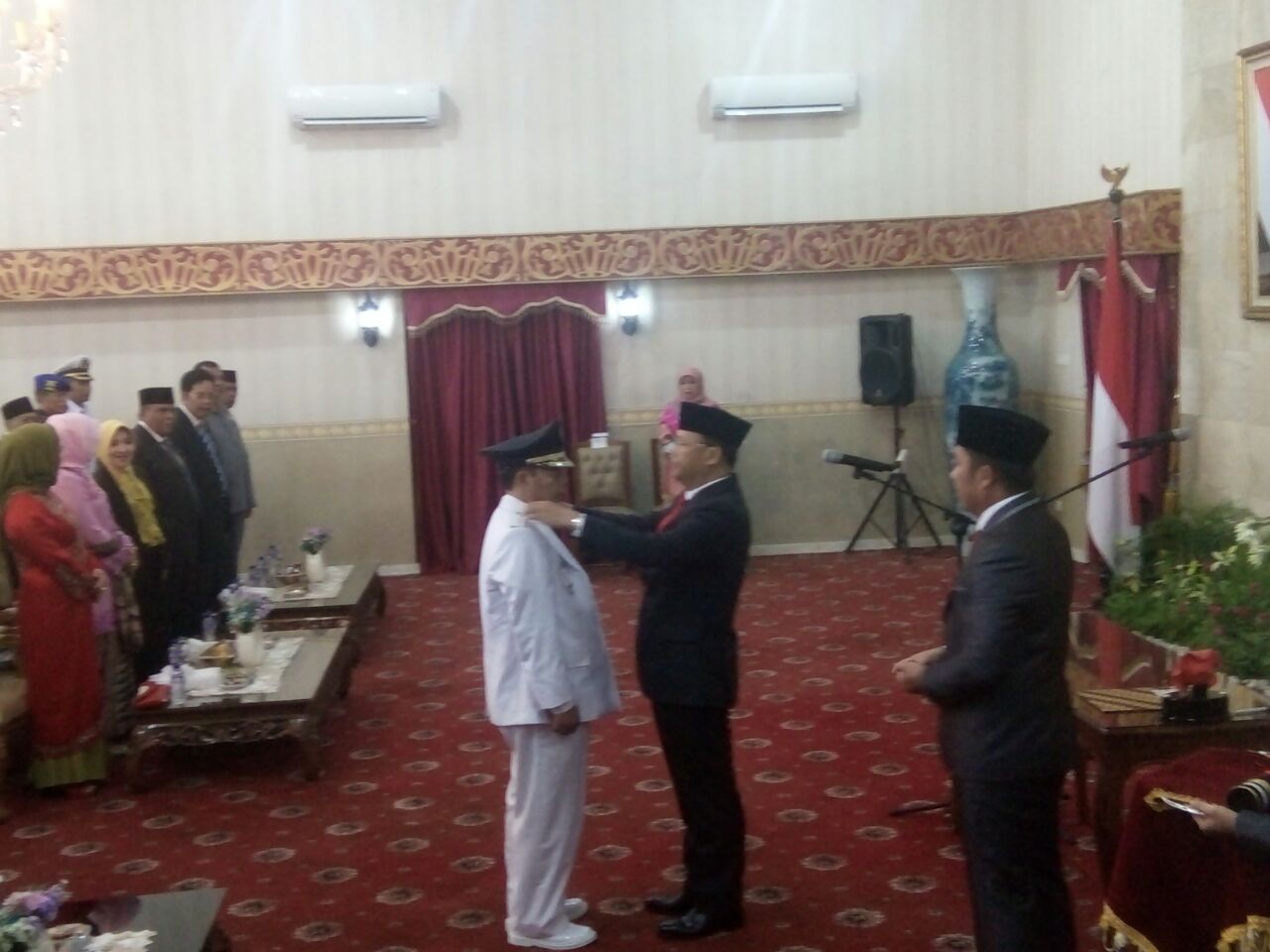 Prosesi acara Pelantikan Caretecer Wali Kota Bengkulu