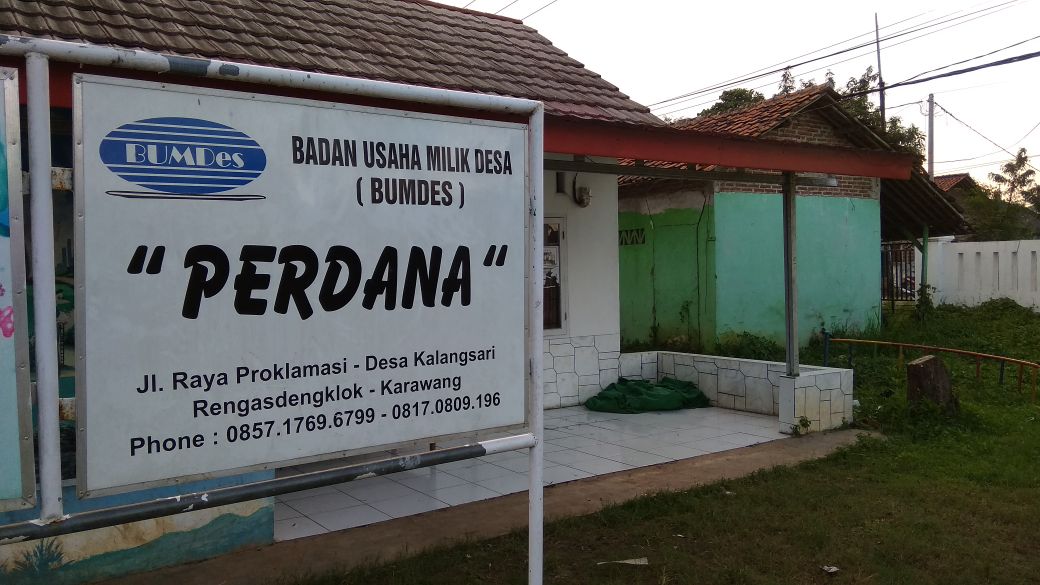 Tampak Kantor BUMDes yang di Bobol Maling