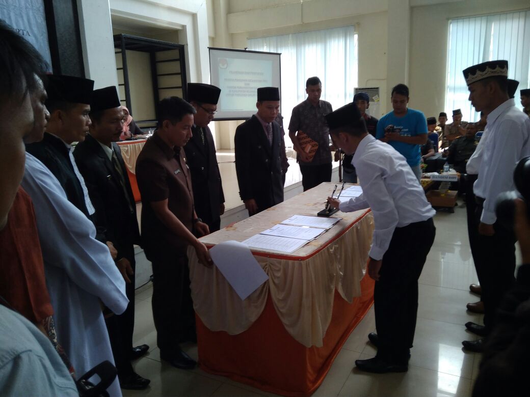 Suasana Pelantikan PPS KPU Rejang Lebong