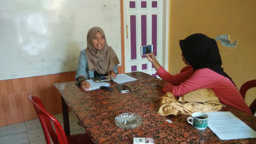 WALHI yang diwakili Manager Kampanye Hak-hak perempuan