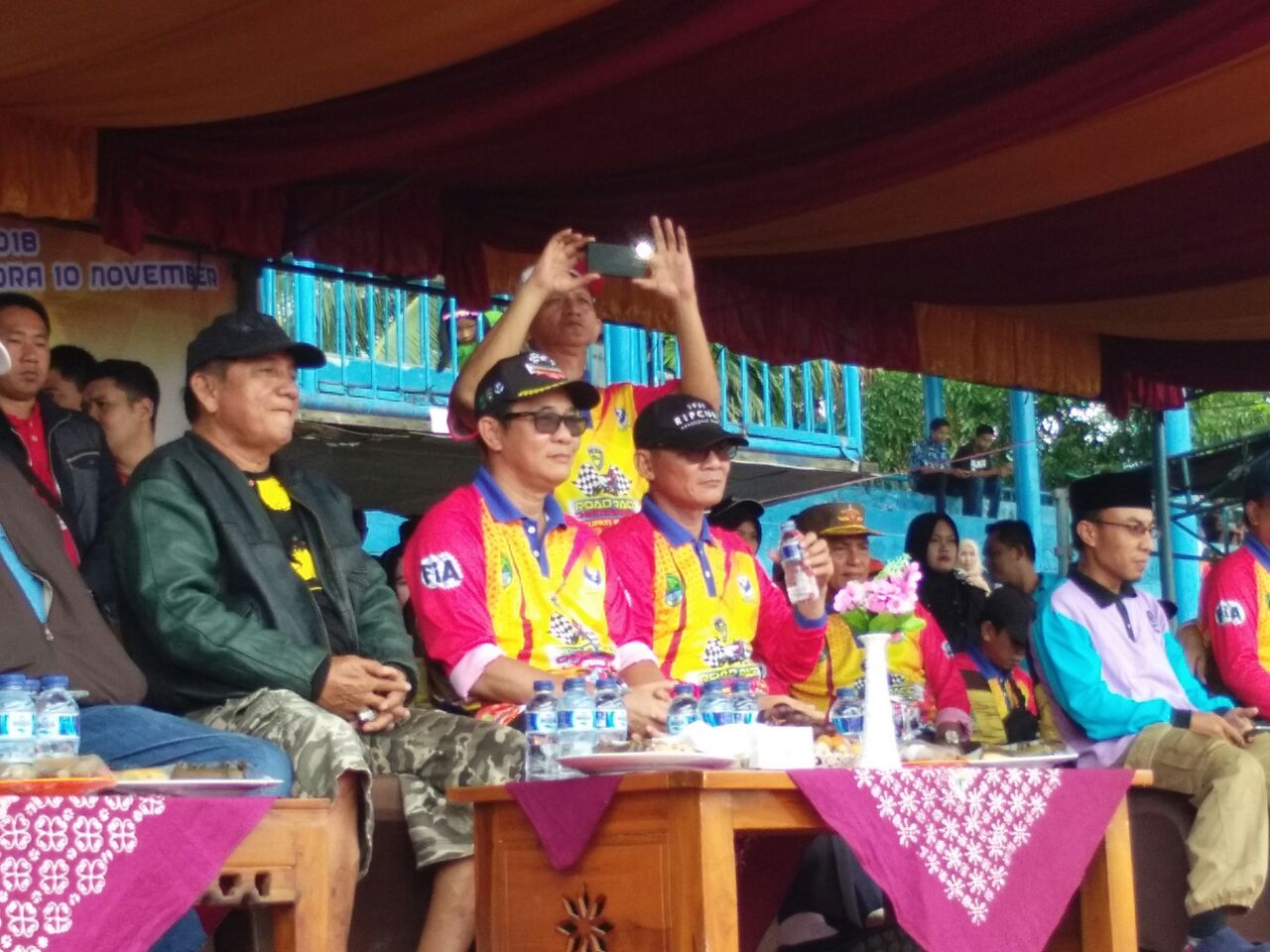 Bupati PALI Saat menghadiri Acara Road Race