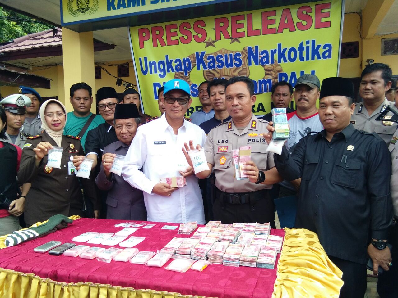 Polres Muara Enim Amankan Narkoba
