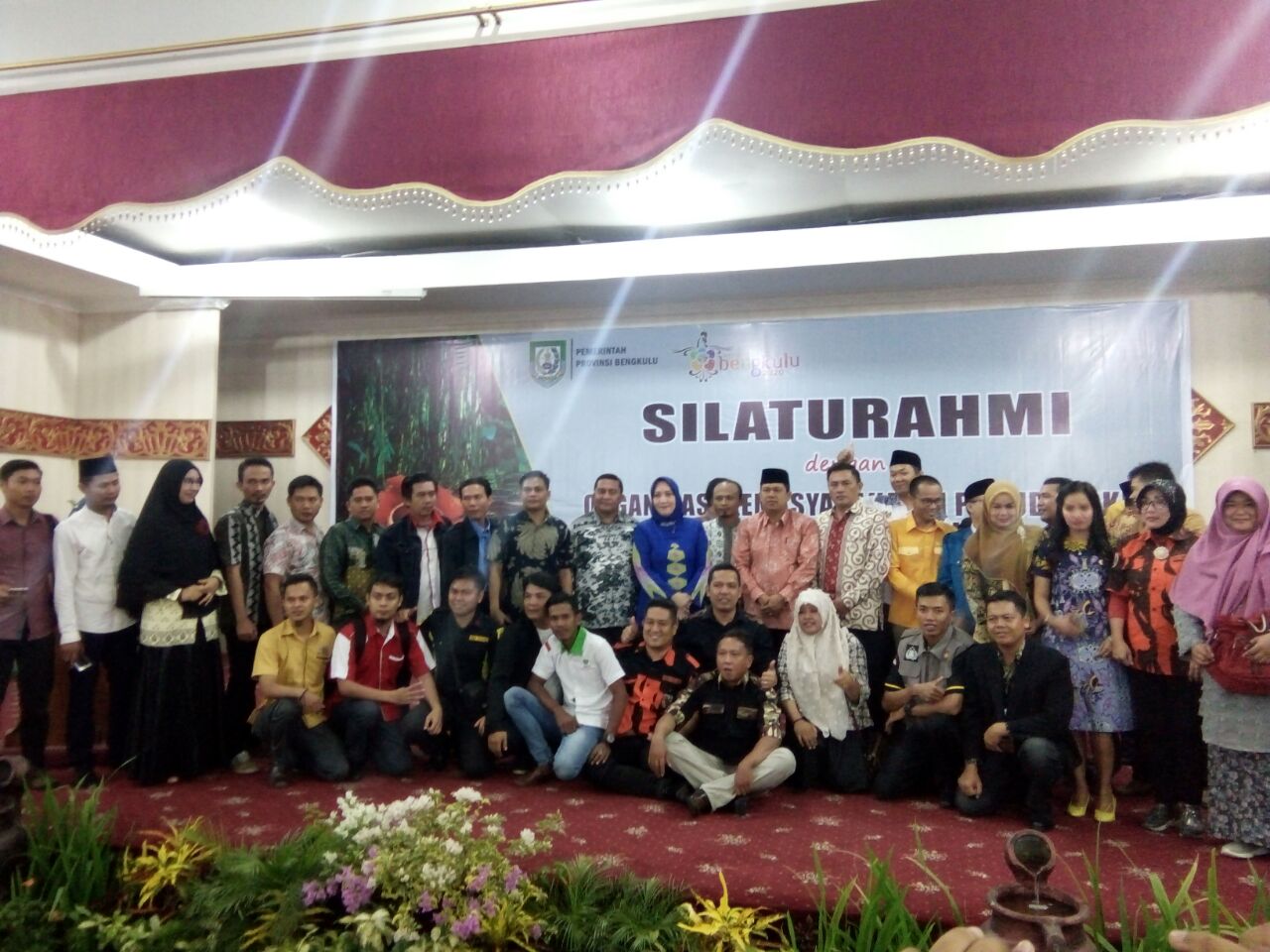 Usai acara pemprov serta OKP Bengkulu Foto Bersama