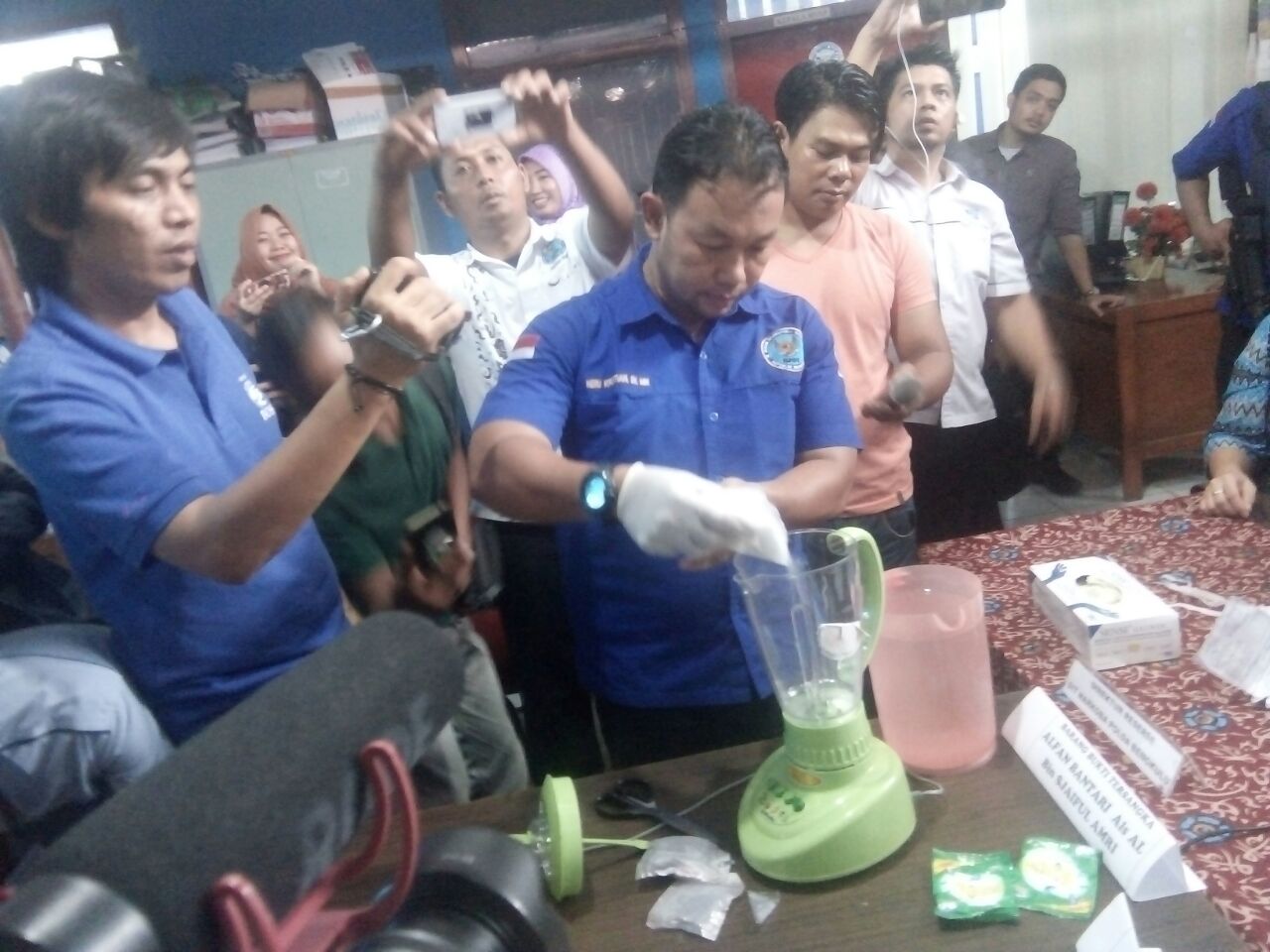 BNNP Musnahkan Temuan Sabu