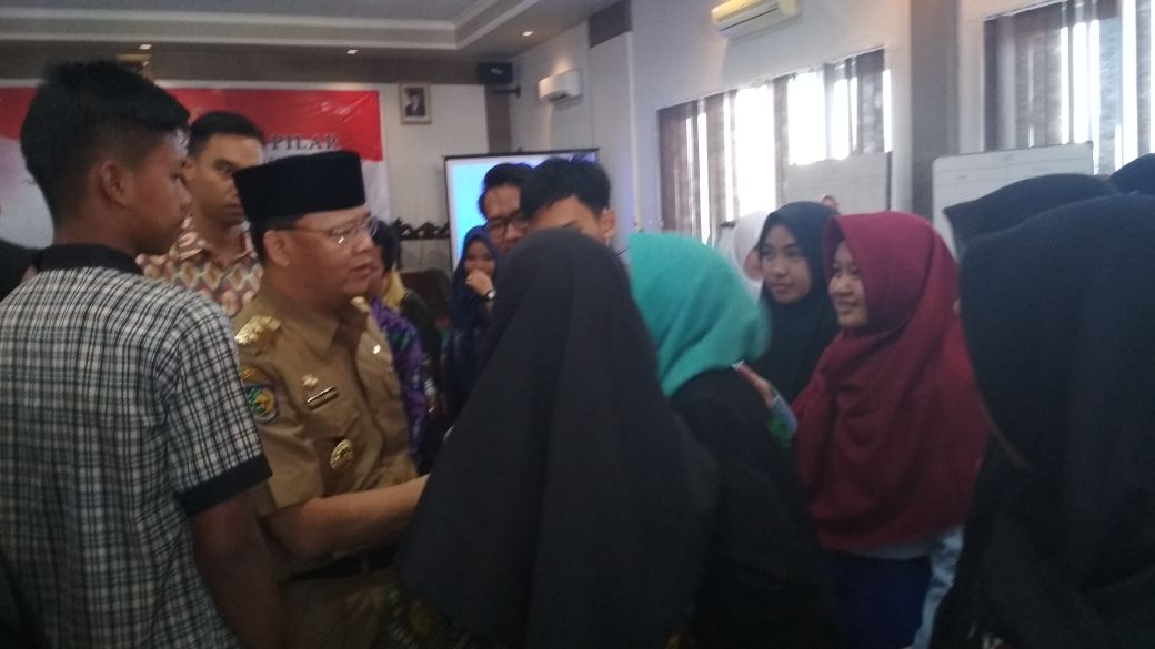 Plt Gubernur Bengkulu menyapa peserta Lomba