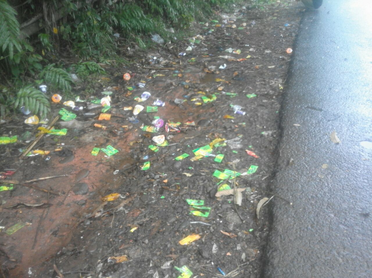 Tampak Tumpukan Komik yang sudah terpakai