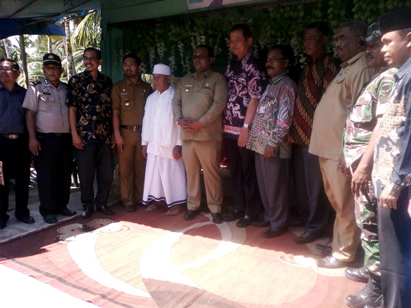 Wakil Bupati Bersama Pimpinan PHE NSB & NSO Foto bersama usai luncurkan Usaha Perbengkelan Di Kecamatan Pirak Timu