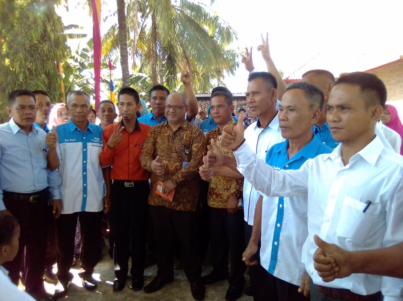 Ketua Merah Putih saat bersama staf Kepresidenan