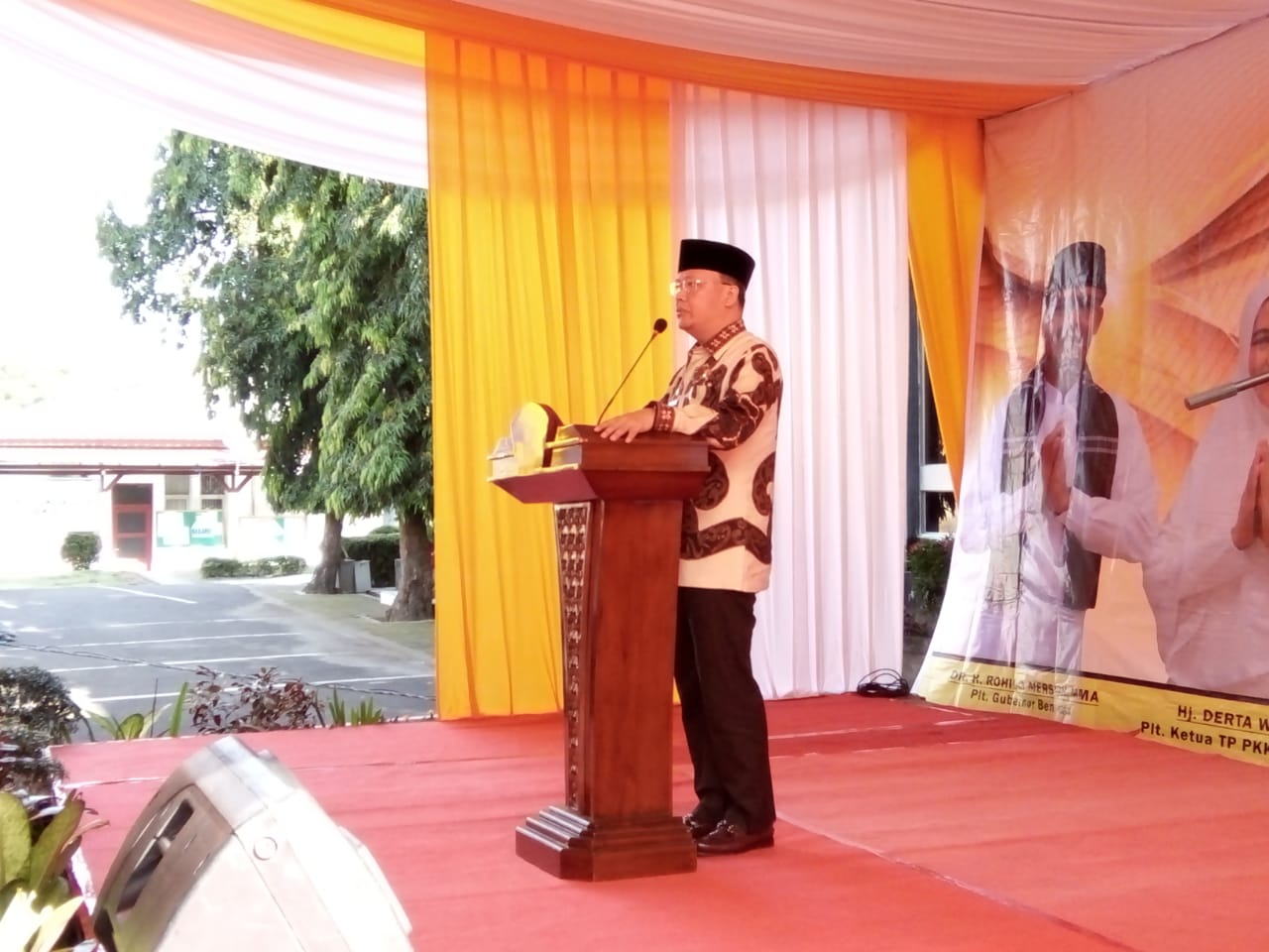 Sambutan Plt Gubernur Bengkulu Rohidin Mersyah
