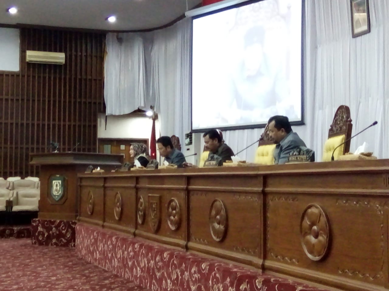Tampak Paripurna dipimpin langsung Ketua DPRD Provinsi Bengkulu
