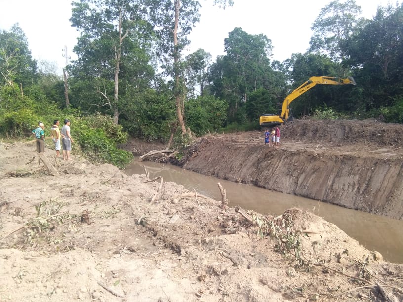 Tampak Pengerjaan Tengah Berlangsung