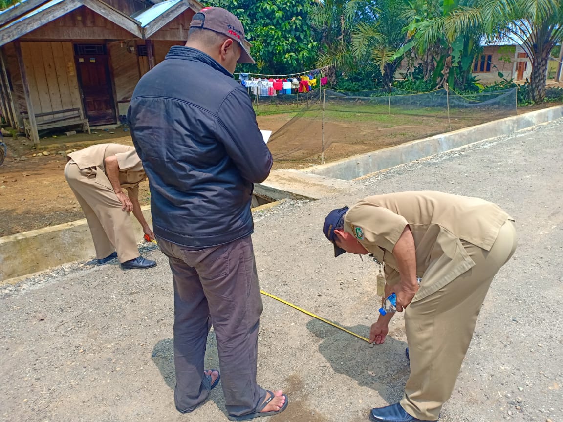 Tampak Bangunan Fisik Dicek Tim Kecamatan