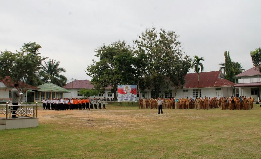 Suasana Apel Gabungan