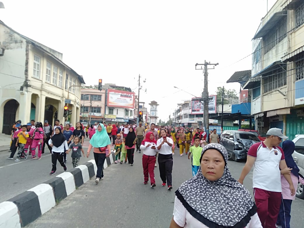 Peringati Hari Bhayangkara, Polres Labuhanbatu Gelar Pesta Rakyat