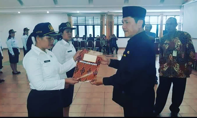 Bupati Karo Serahkan SK  CPNS PTT Kemenkes 