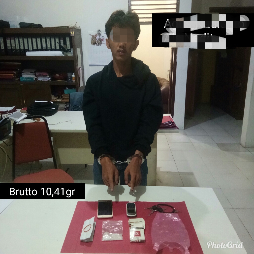 2 Orang Pria Sebagai Kurir Narkoba Diamankan Polsek Tapung Hilir