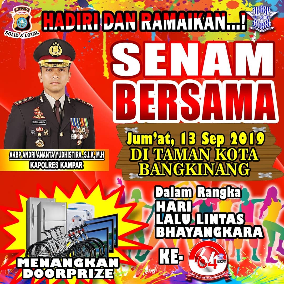 Satlantas Kampar Akan Gelar Olahraga Bersama