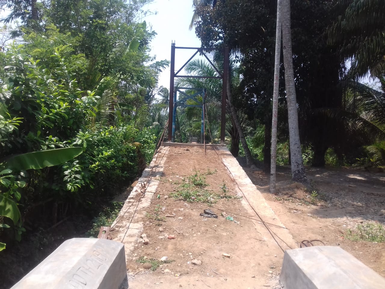 Dana Desa Keban Agung Rehab Jembatan dan Posyandu