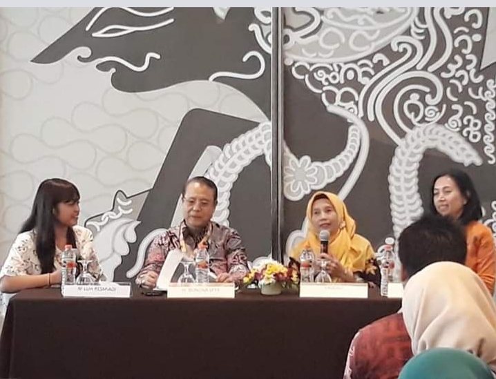Bupati Seluma H. Bundra Jaya, SH, MH selaku pembicara dalam The 1st International  Conference of Indonesia Family Planning and Reproductive Health (ICIFPRH) sesi satelit 13 Rabu (02/10/2019) di Ruang Krisna Sahid Jaya Hotel and Convention Yogyakarta