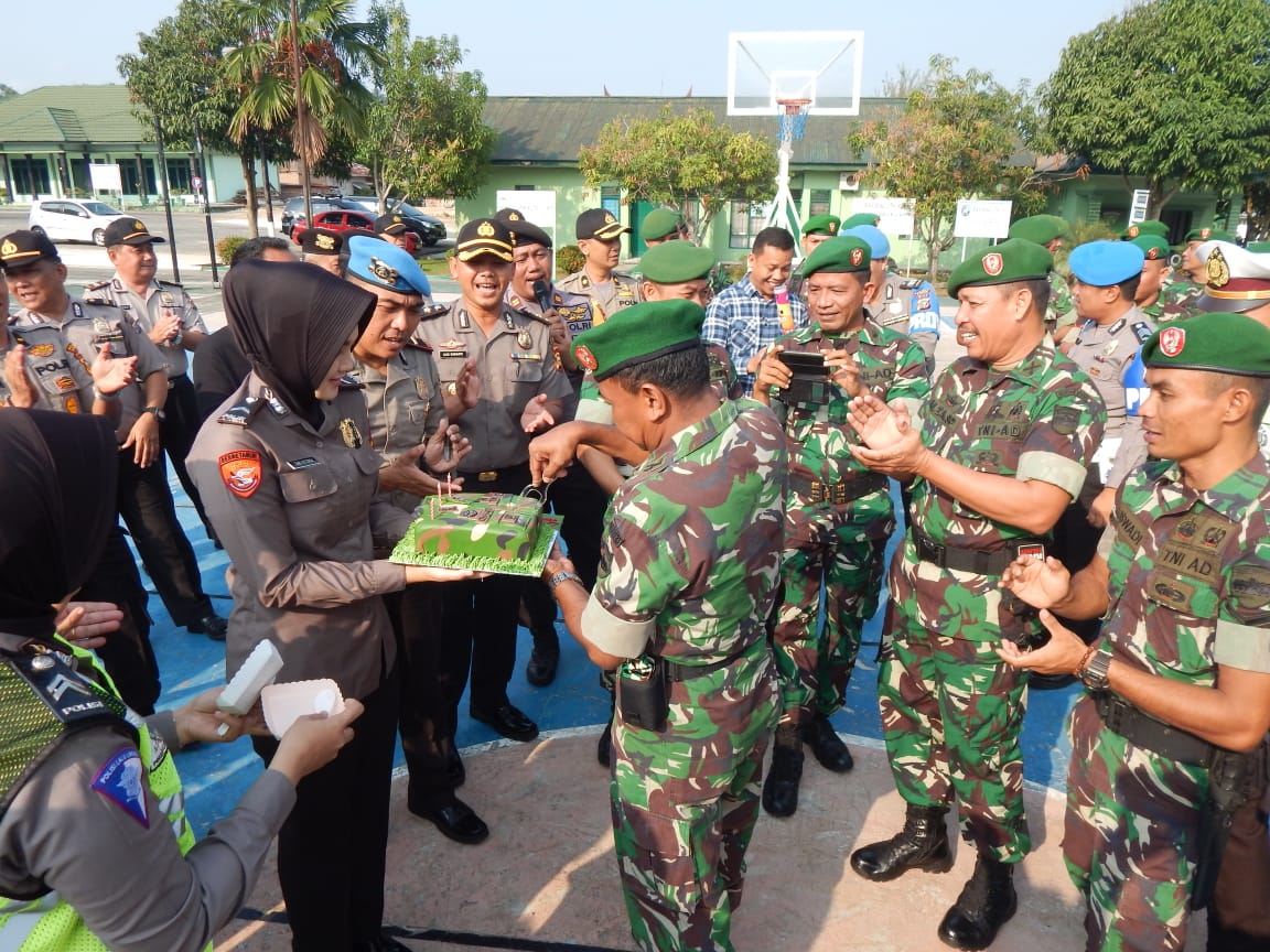 Pejabat Utama Polres Kampar Kunjungi Kodim 0313/KPR