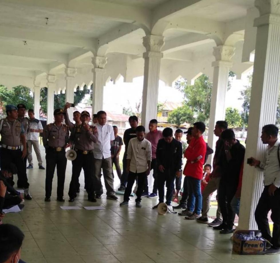 Wakapolres Labuhanbatu Temui Mahasiswa