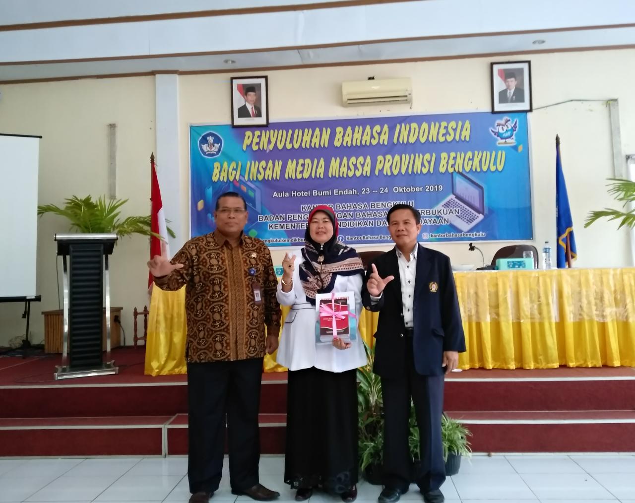 Kantor Bahasa Bengkulu Gelar Penyuluhan Bahasa bagi Para Insan Media