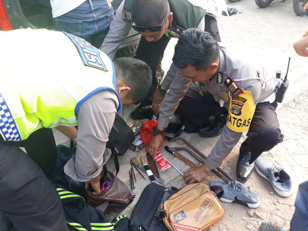 Operasi Zebra Krakatau Satlantas Tangkap Komplotan Curat