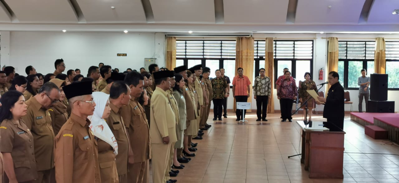 Bupati Karo Lantik 99 Orang Pejabat