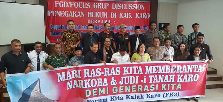 Anggota DPD RI Gelar FGD Bersama Forkopimda Karo