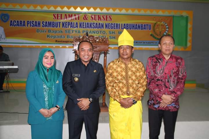 Bupati dan Forkopimda Hadiri Acara Pisah Sambut Kajari Labuhanbatu