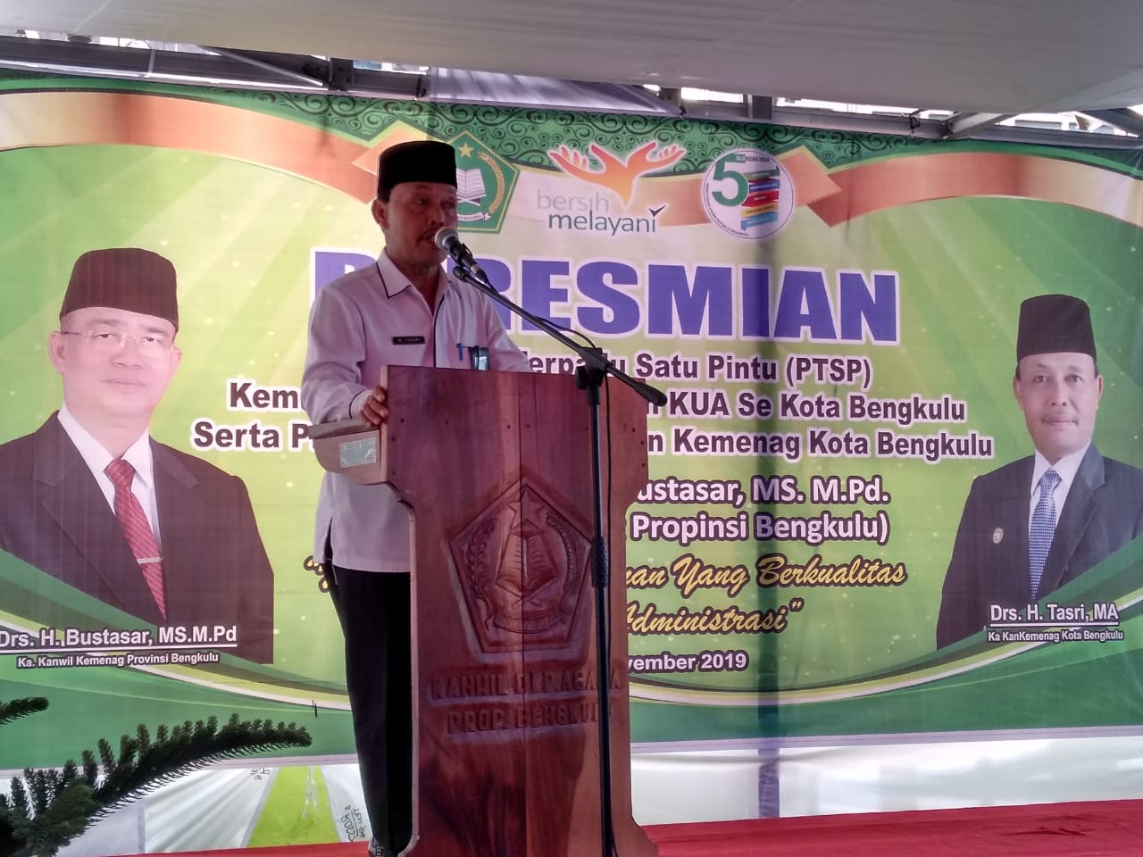 Efisiensi Alur Birokrasi PTSP Kemenag Kota Diresmikan