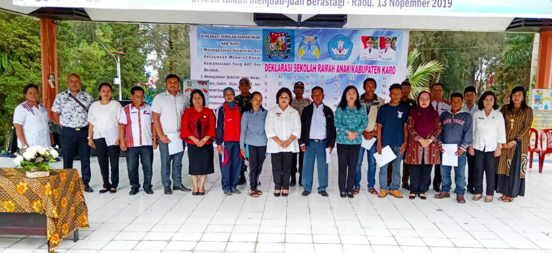 Wabup Karo dan TP PKK Hadiri Peringatan HAN