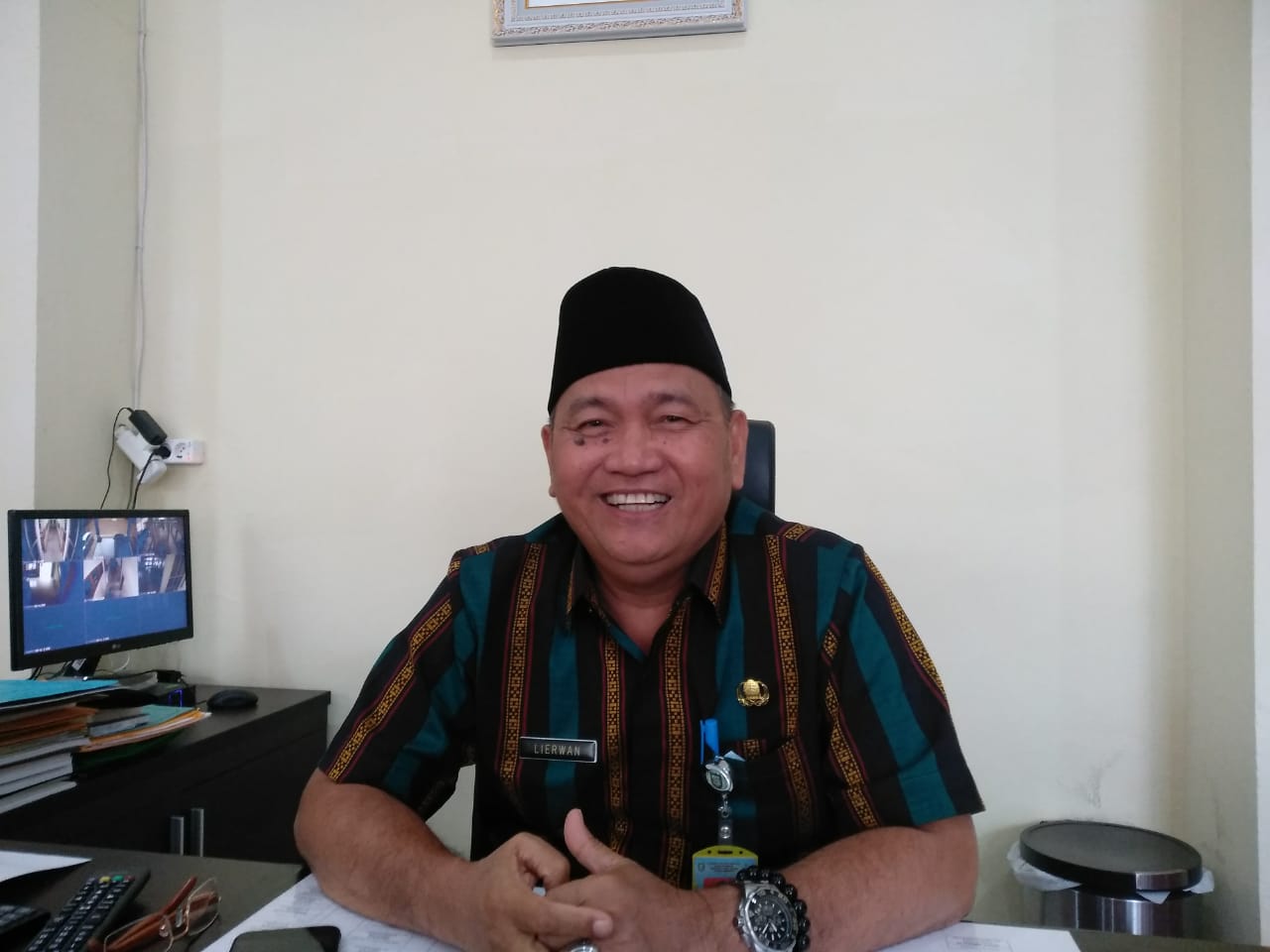 Kepala Disperindag Provinsi Bengkulu H Lierwan SE