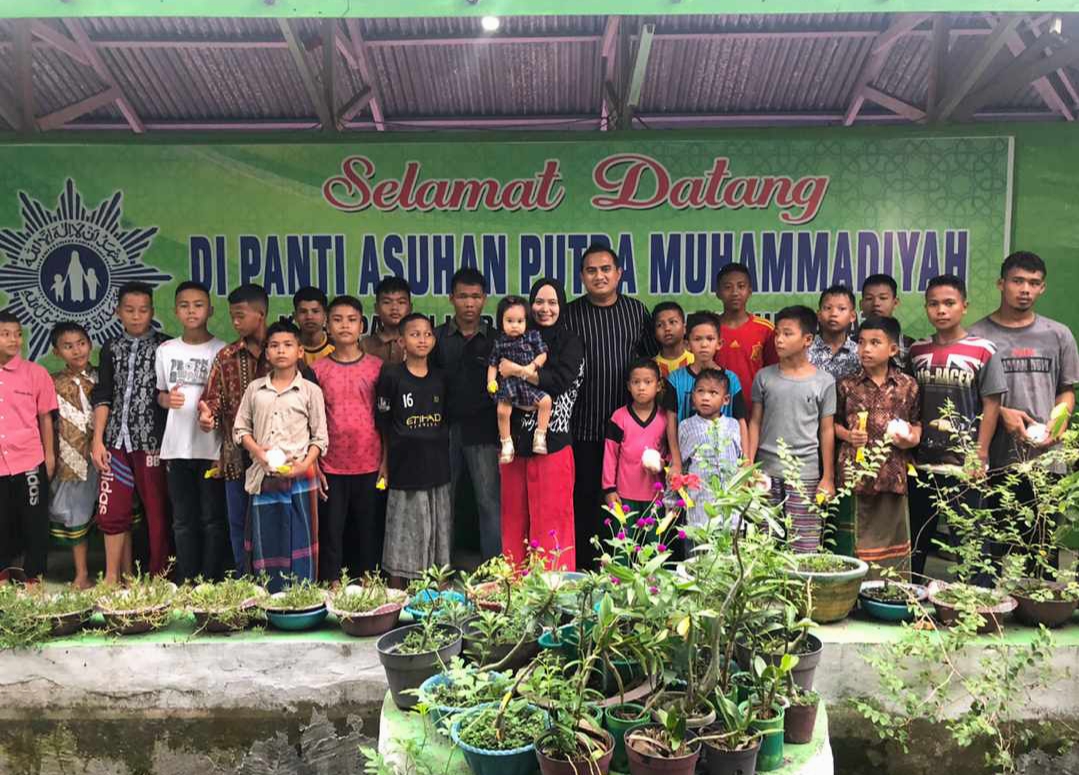 Kasat Intelkam Polres Labuhanbatu Sambangi Panti Asuhan