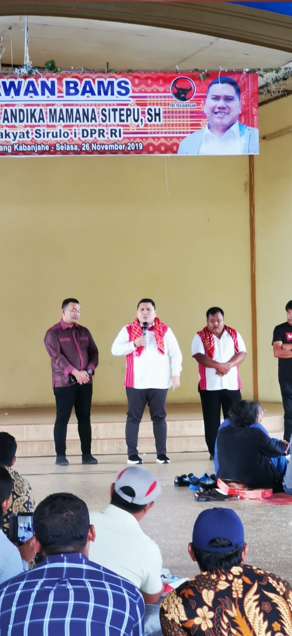 Bupati Karo Hadiri Syukuran Anggota DPR RI bob Andika
