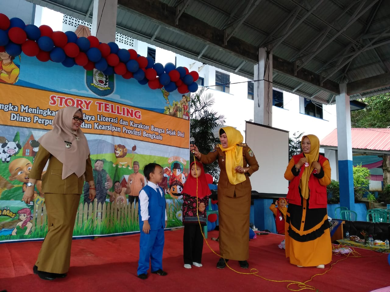 Tumbuhkan Minat Literasi Sejak Dini DPK Gelar Story Telling