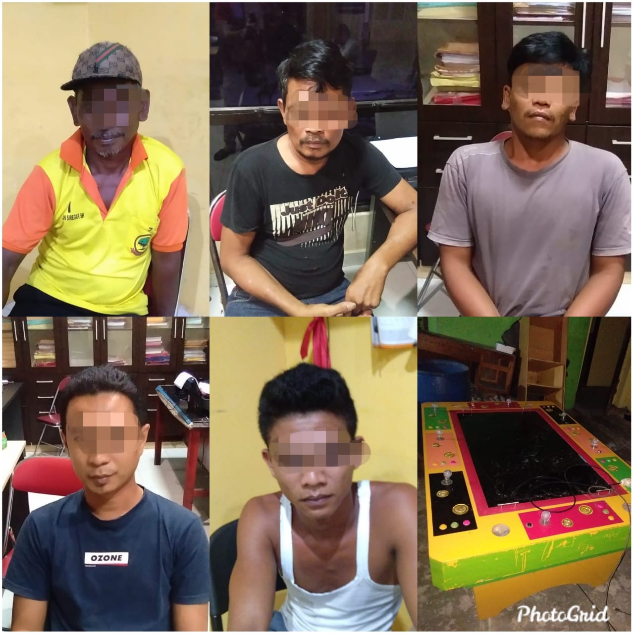 5 Tersangka Judi Diringkus