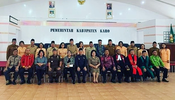 Bupati Karo Lantik 8 Orang Pejabat Tinggi Pratama 