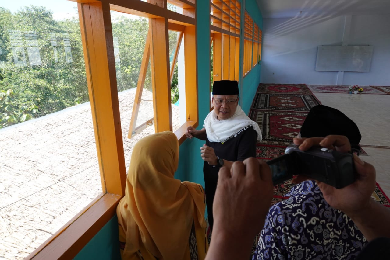 Pastikan Dana Hibah Dimanfaatkan dengan Baik Gubernur Rohidin Tinjau Pembangunan MA Mambaul 'Ulum