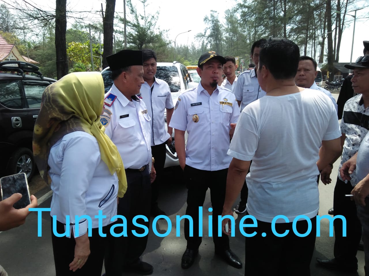 Wawali Pergoki Jukir Ilegal di Pantai Panjang