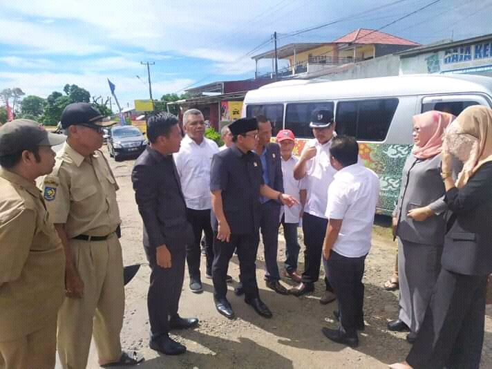 Dewan Kota Sidak Jalan DP Negara dan Pekan Sabtu