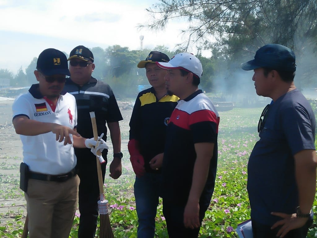 Wawali Kembali Lakukan Pengecekan Aksi Bersih Pantai 