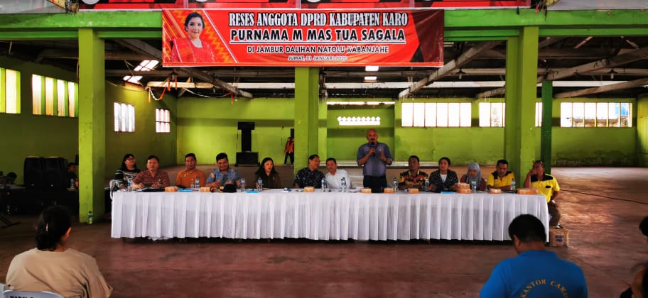 Bupati Karo Hadiri Reses Purnama M Mastua Sagala