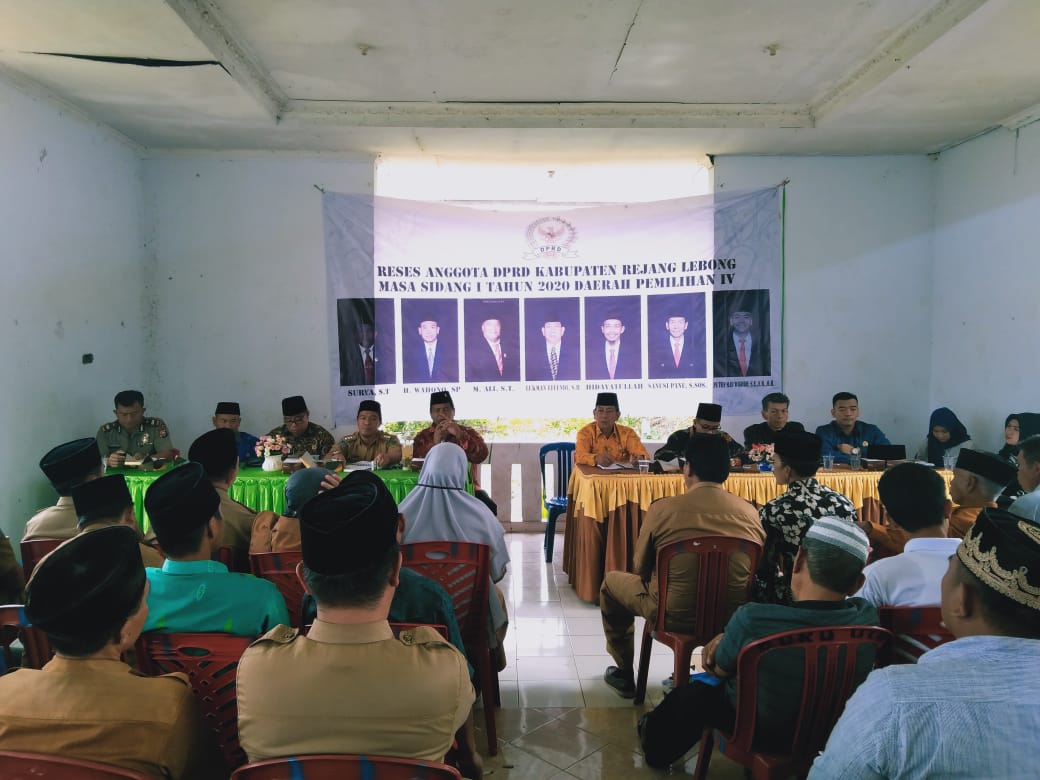 Anggota DPRD Reses Perdana di Curup Timur